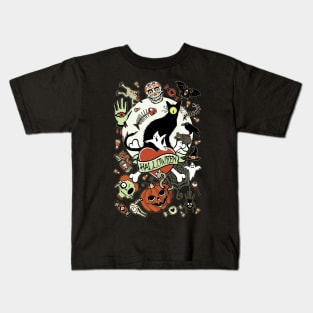 Happy Halloween (military) Kids T-Shirt